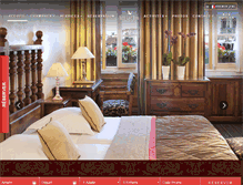 Tablet Screenshot of hotelleftbank.com